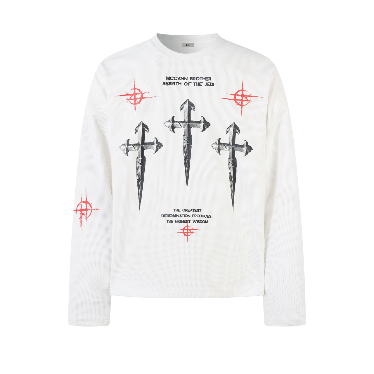 Omirad Gothic Cross Long Sleeve Tee