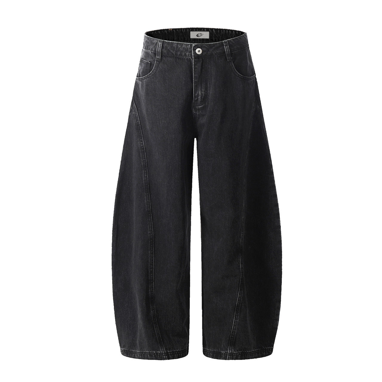 Omirad Wide-Leg Arc Denim Pants