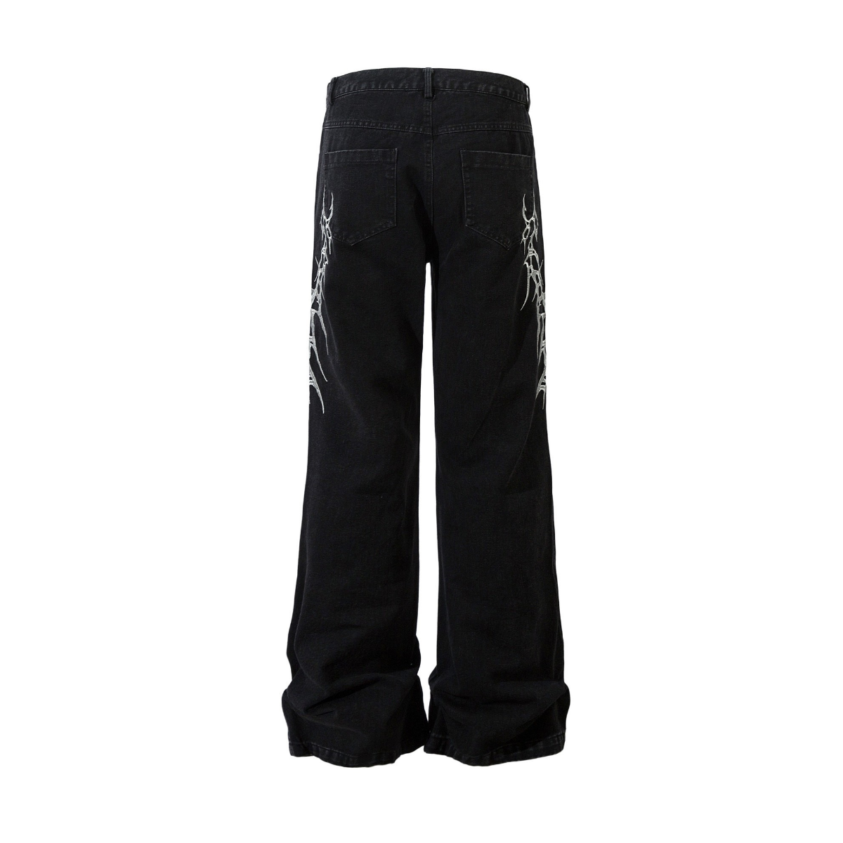 High Street Embroidery Jeans