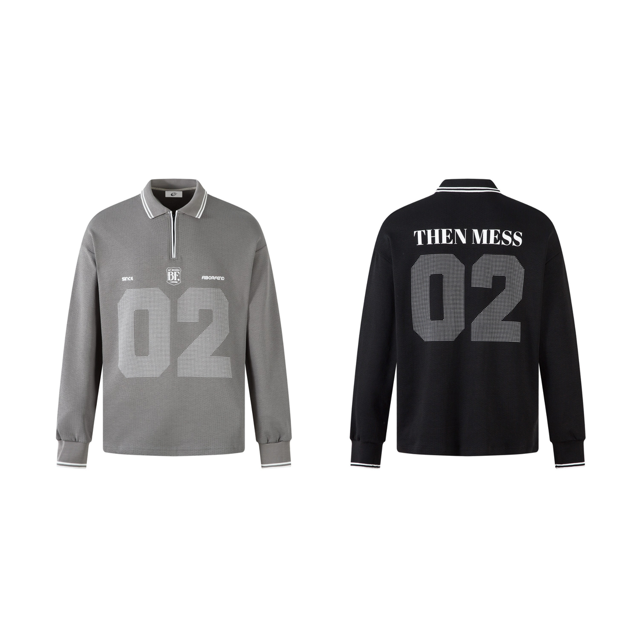 Omirad Varsity Mesh Polo Long Sleeve