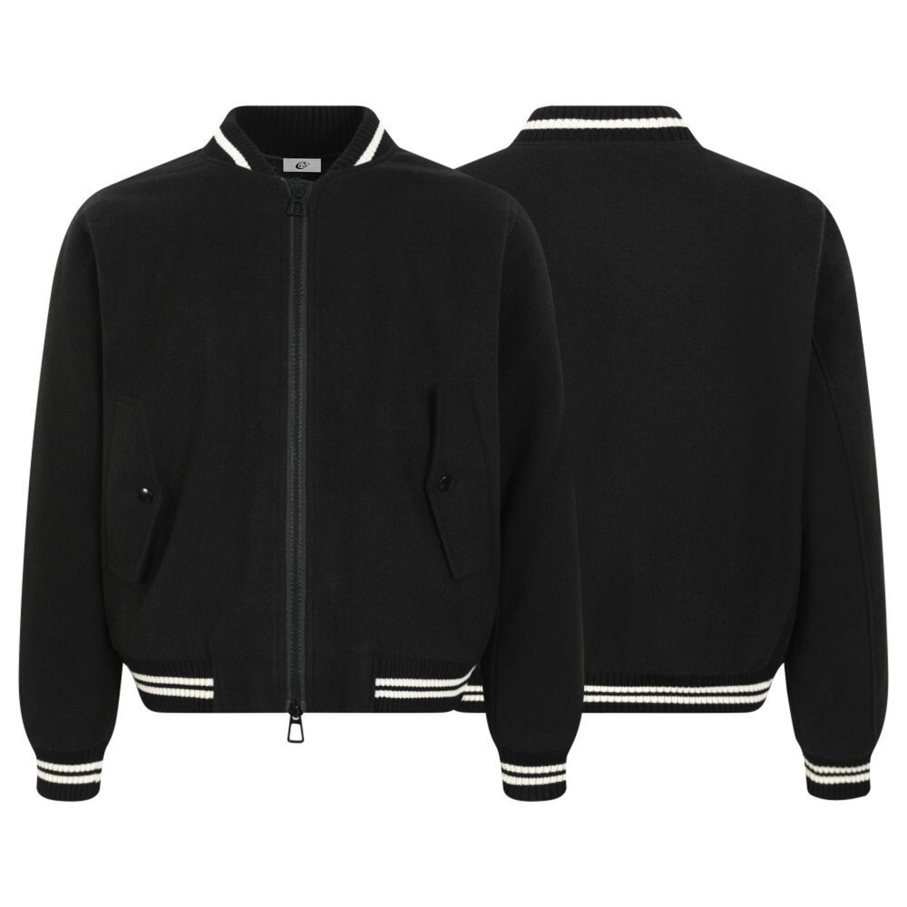 Omirad Minimal Varsity Wool Jacket