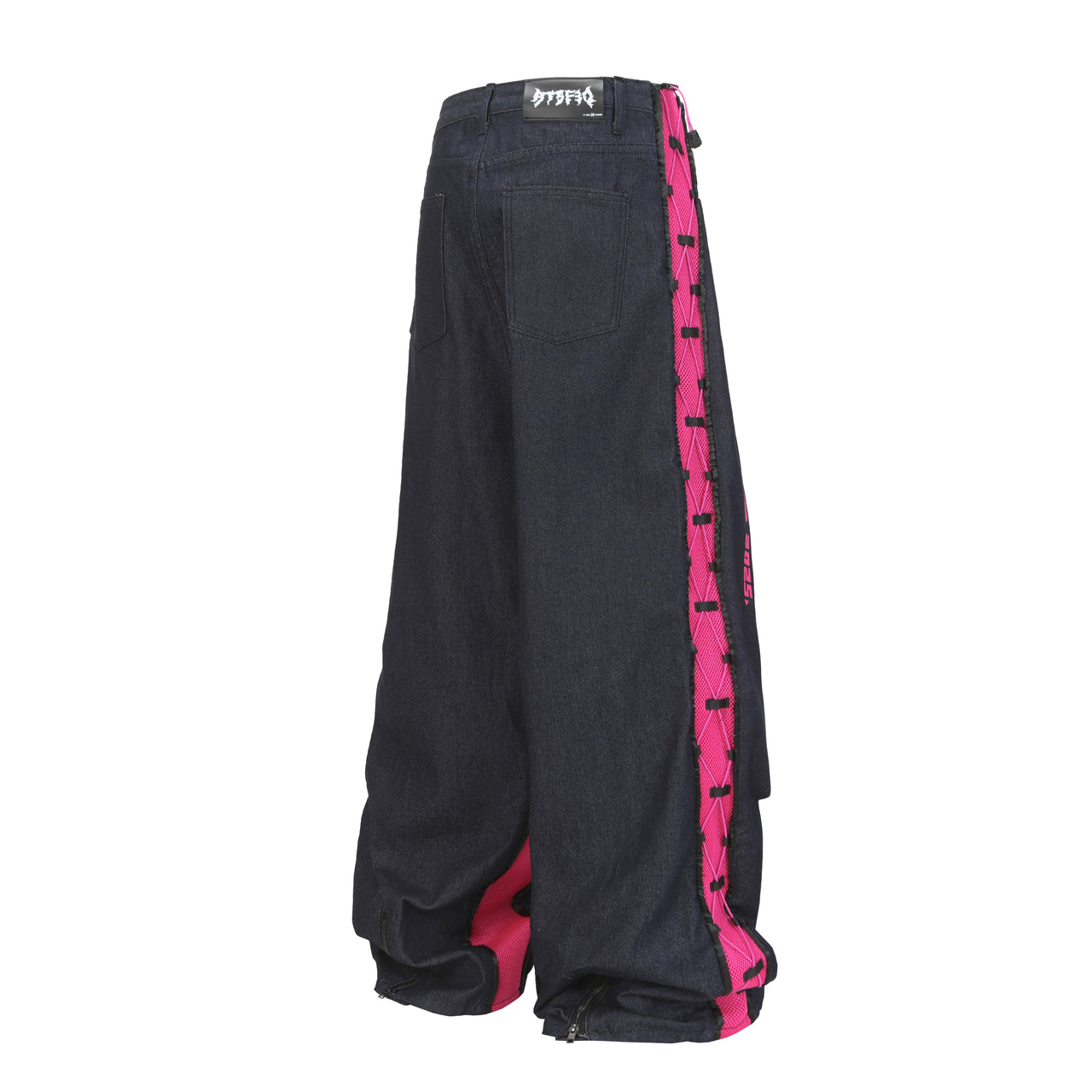 American Street Style Patchwork Jeans