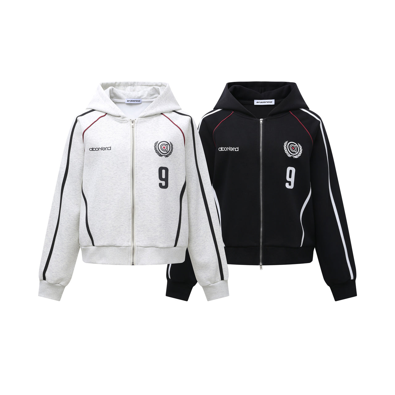 American Vintage Color-Blocked Graphic Hoodie