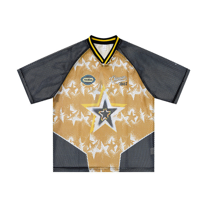 Omirad “Star Impact” Mesh Jersey T-Shirt