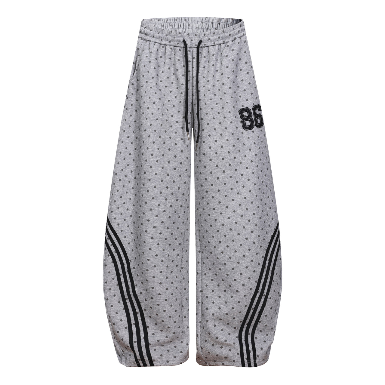 Omirad Polka Dot Wide-Leg Sweatpants