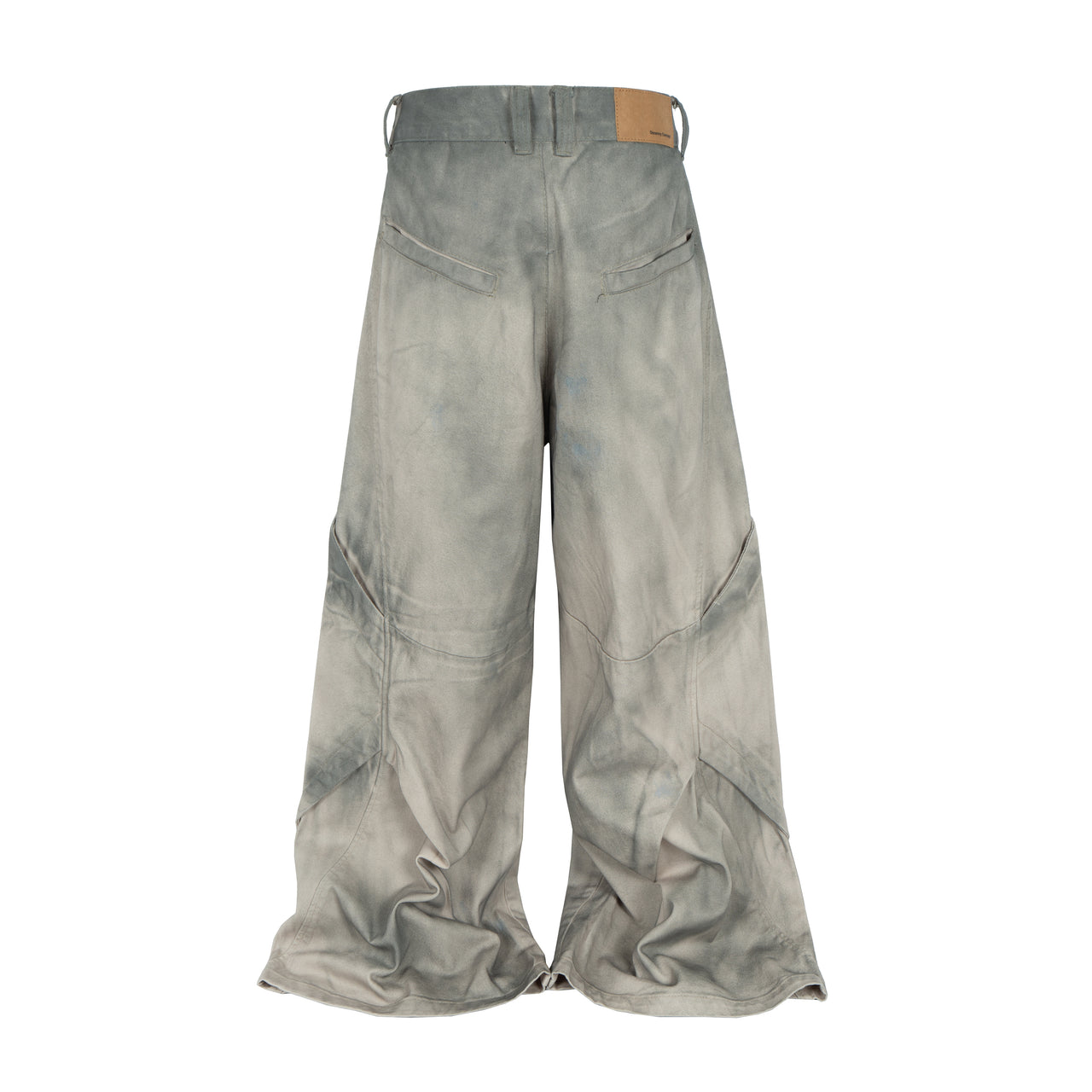 American Vintage Dirty Dyed Pleated Profile Jeans
