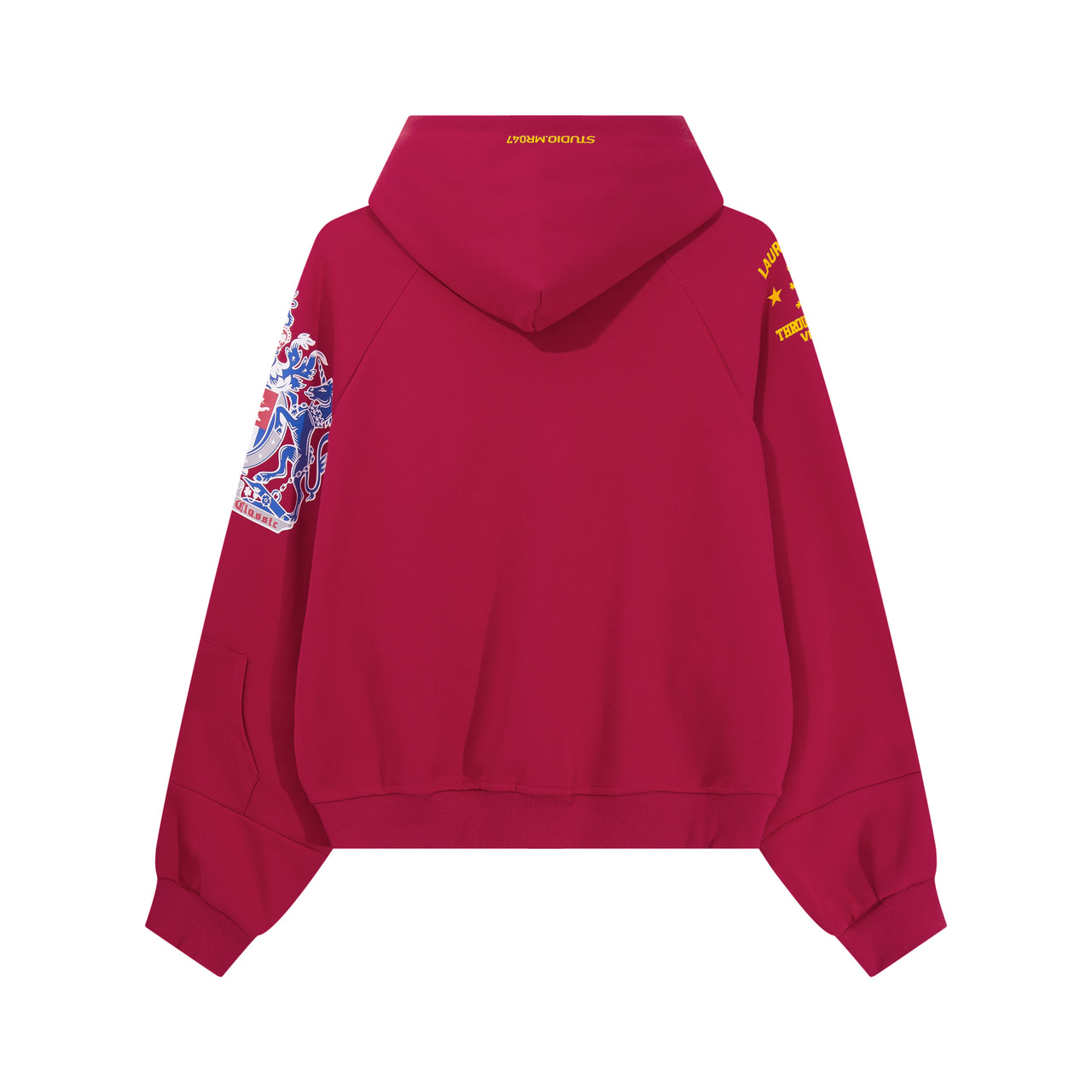 American High Street Printed Zip-Up Hoodie