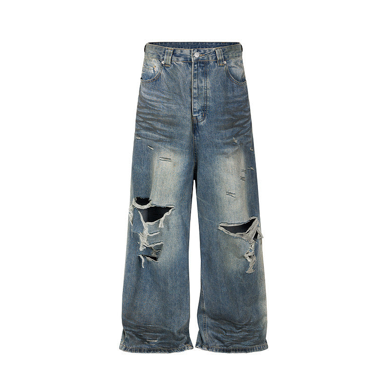 American Street Whiskering Ripped Jeans