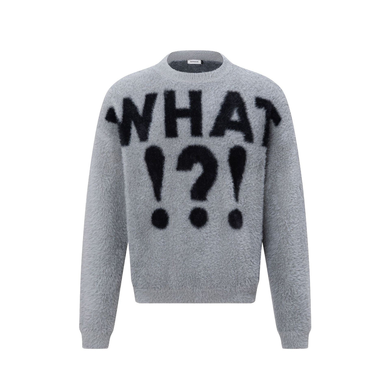 Letter Jacquard Knit Sweater