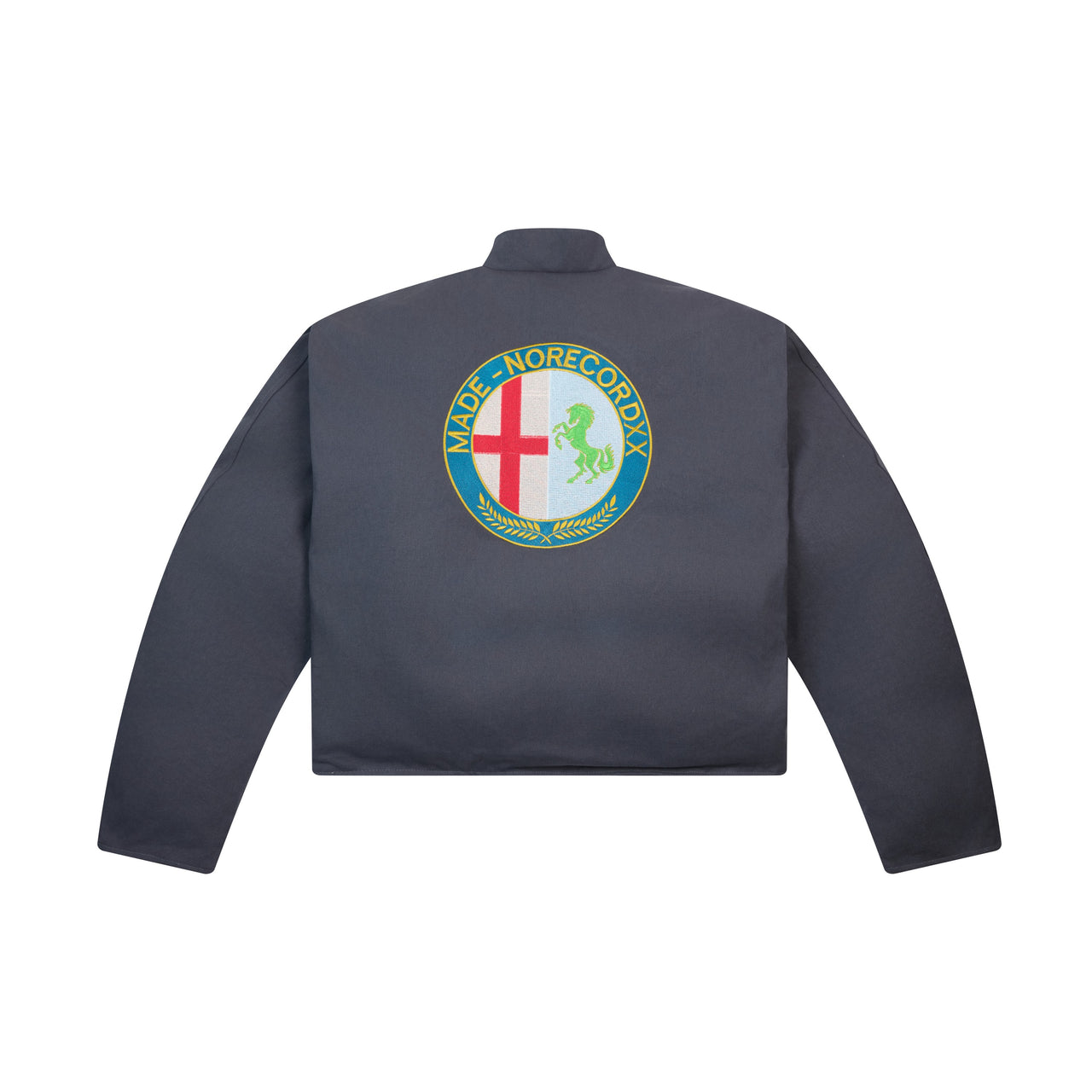 Omirad Minimal Embroidered Zip Jacket