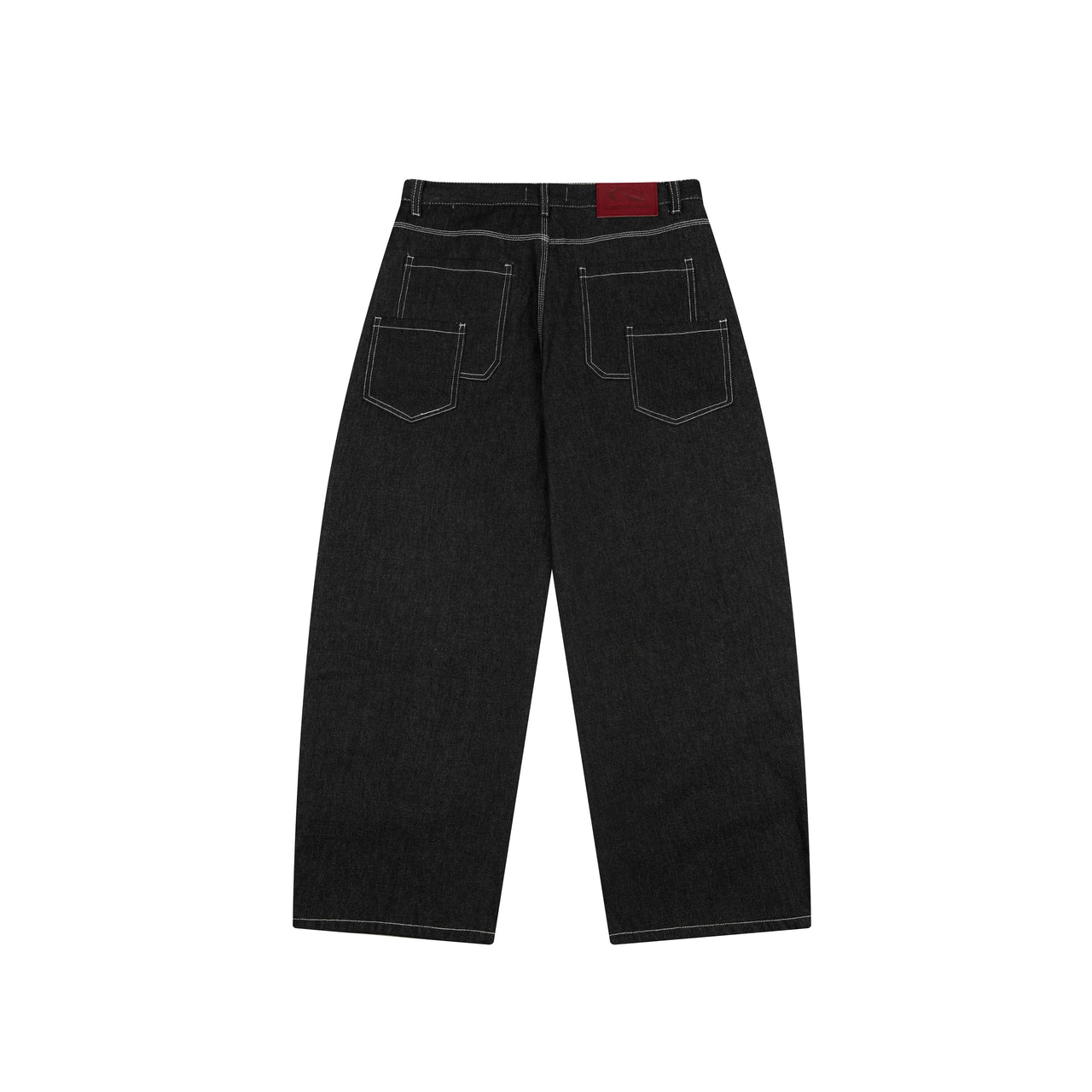 Omirad Panel-Stitch Wide-Leg Denim Pants
