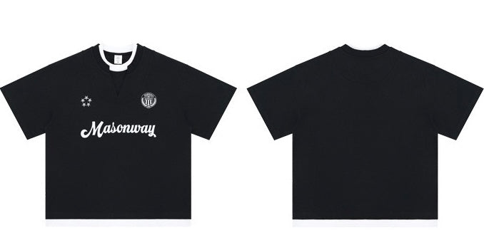 American Vintage Badge Print Tee