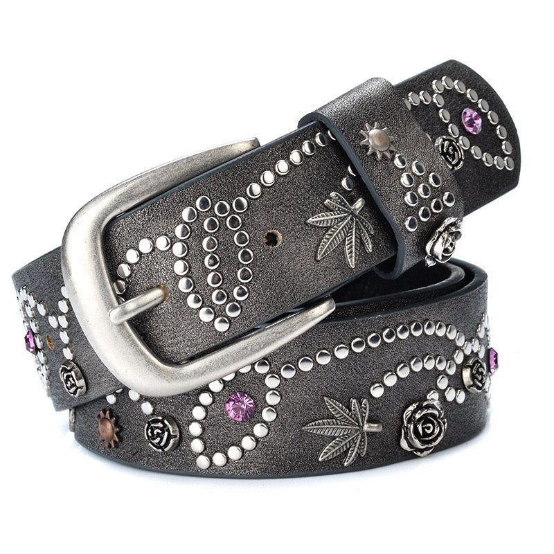 Vintage Fashion Metal Studded Belt