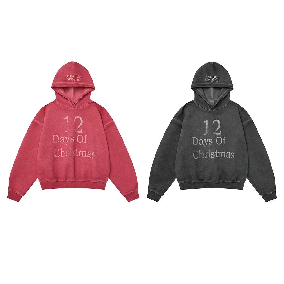 American Vintage Letter Print Hoodie