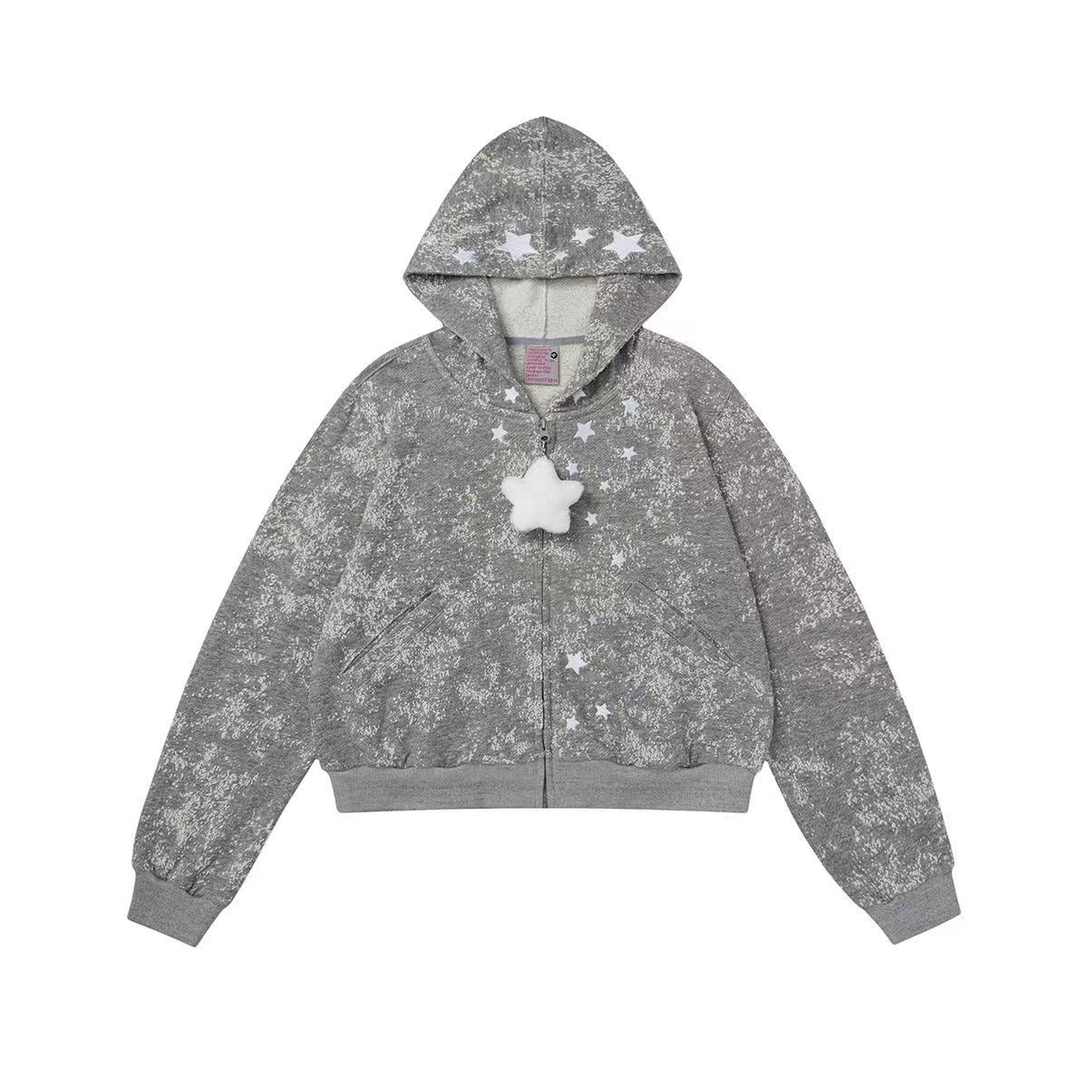 American High Street Star Jacquard Hoodie