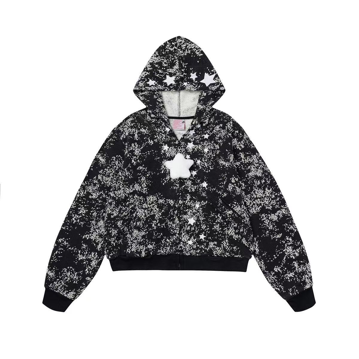 American High Street Star Jacquard Hoodie
