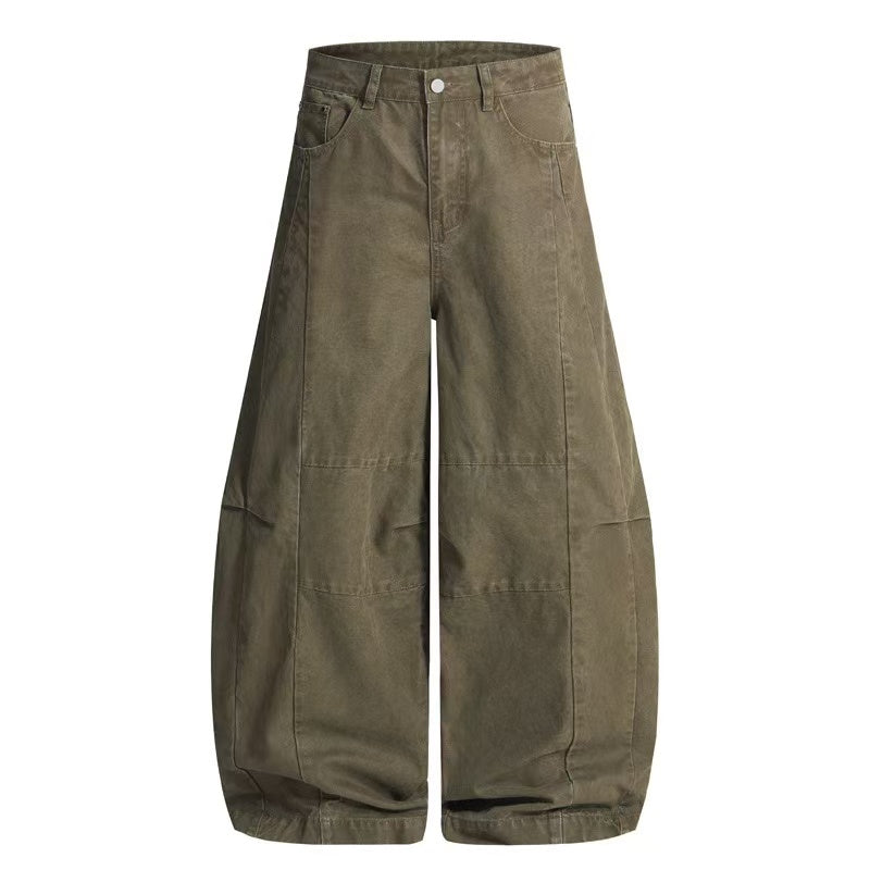 American High Street Curved Blade Casual Pants