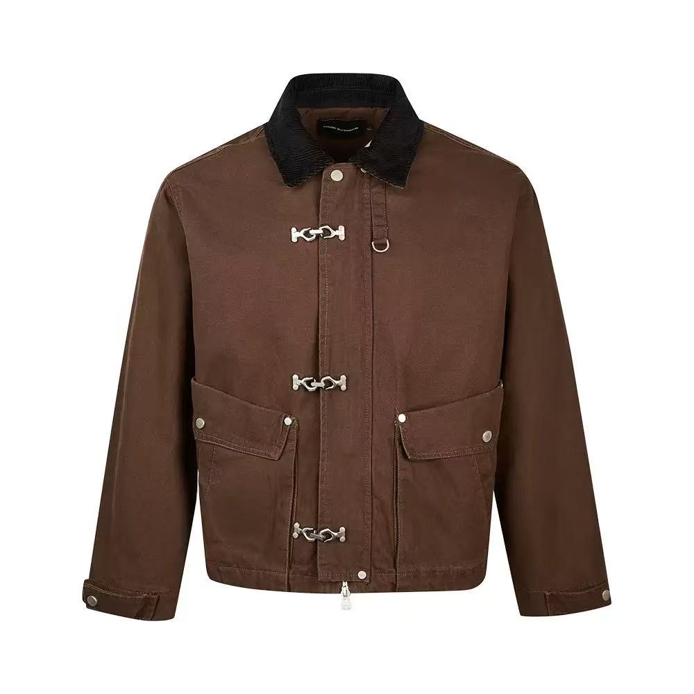 Omirad Metal Buckle Workwear Jacket