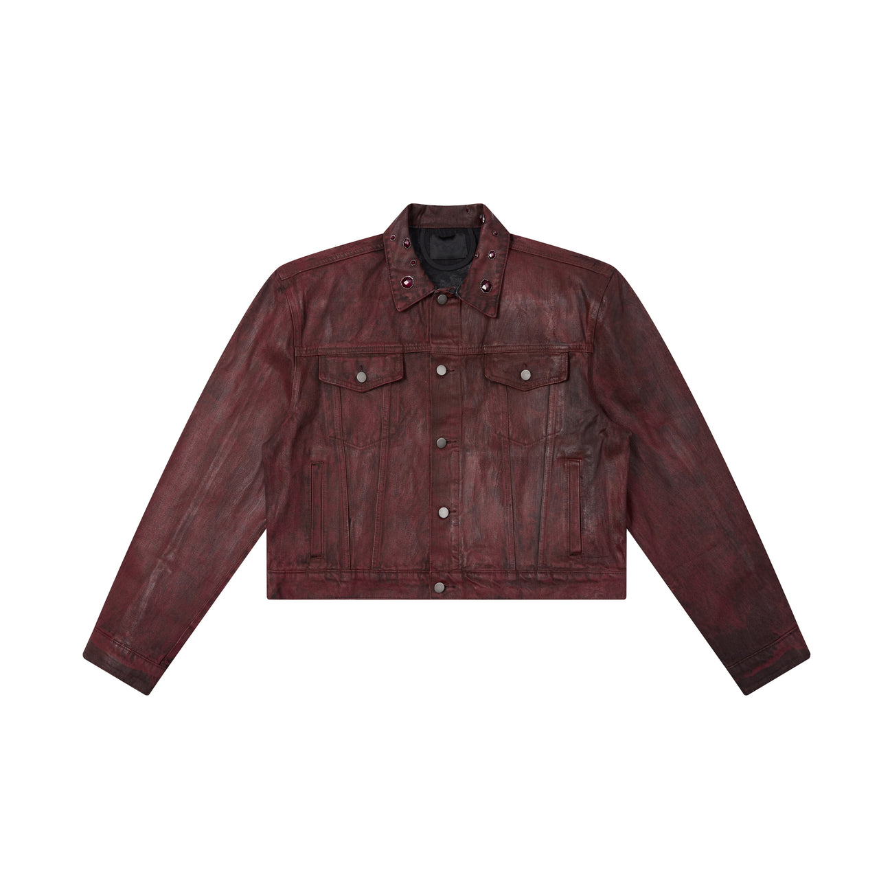 Omirad Jewel Collar Cropped Jacket