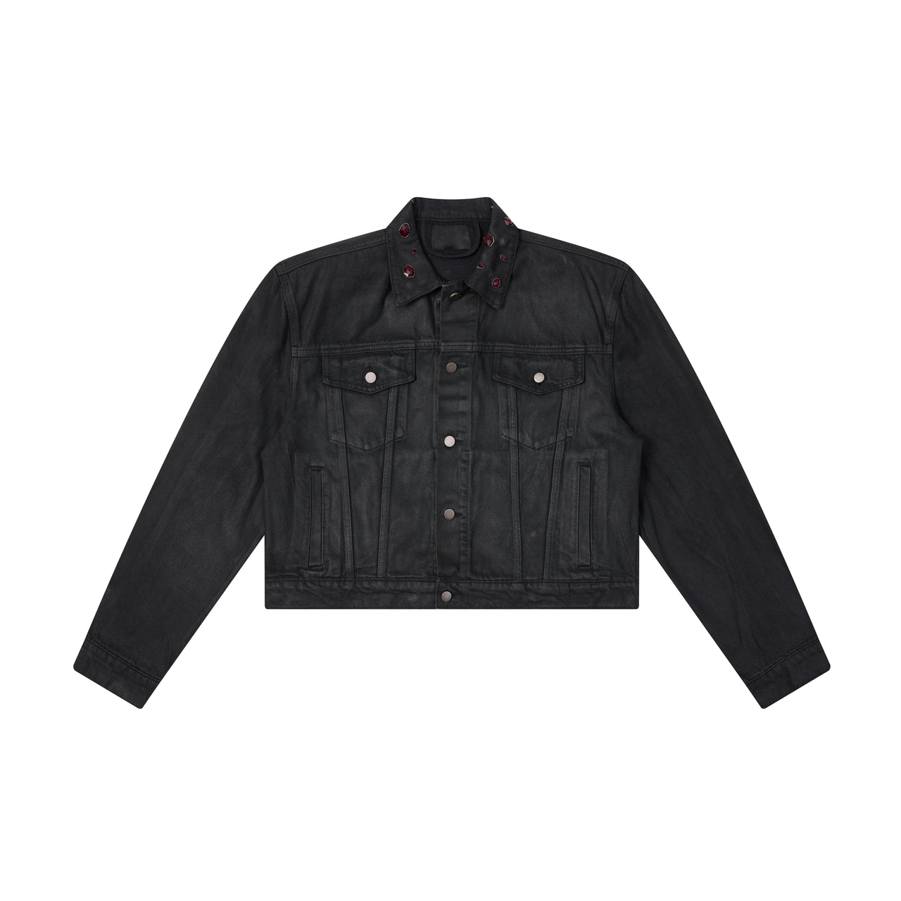 Omirad Jewel Collar Cropped Jacket