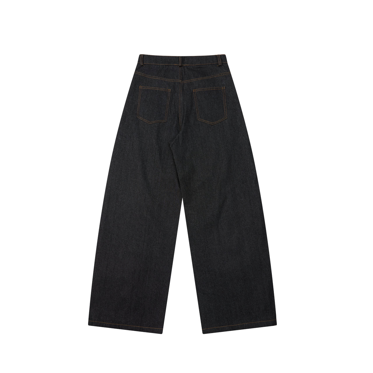 Omirad Rivet Panel Wide-Leg Denim Jeans