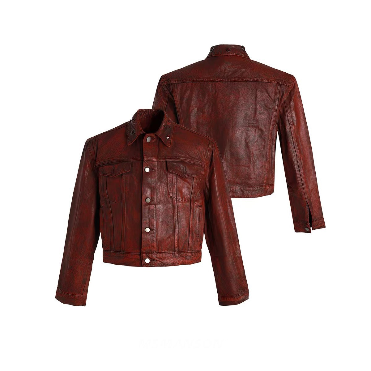 Omirad Jewel Collar Cropped Jacket