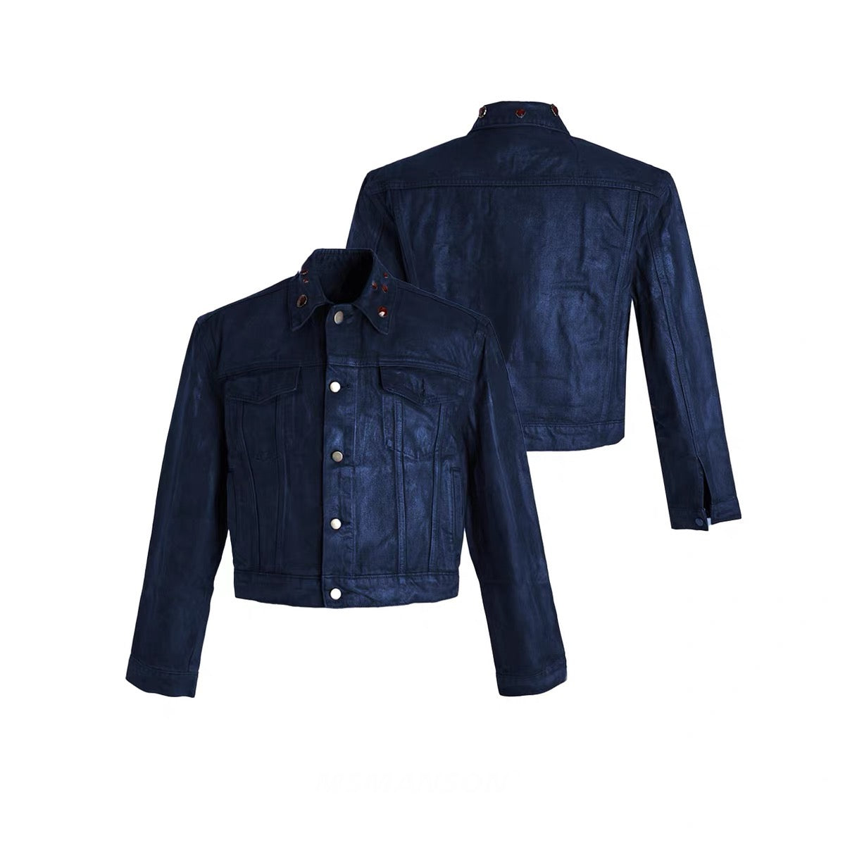 Omirad Jewel Collar Cropped Jacket