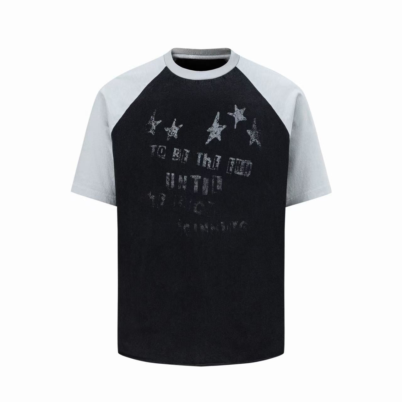 Omirad Distressed Star Raglan T-Shirt