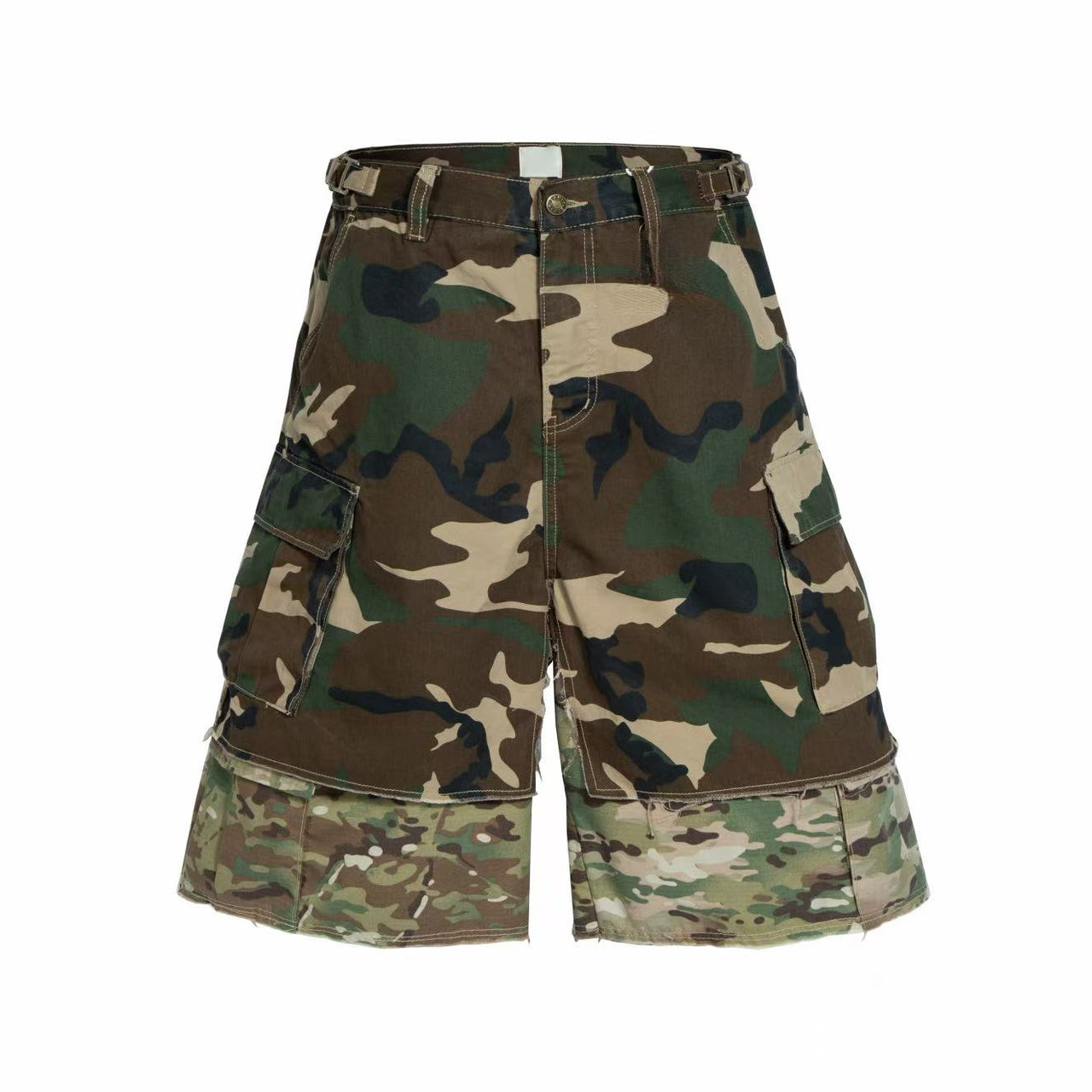 Omirad Tactical Patchwork Camo Shorts