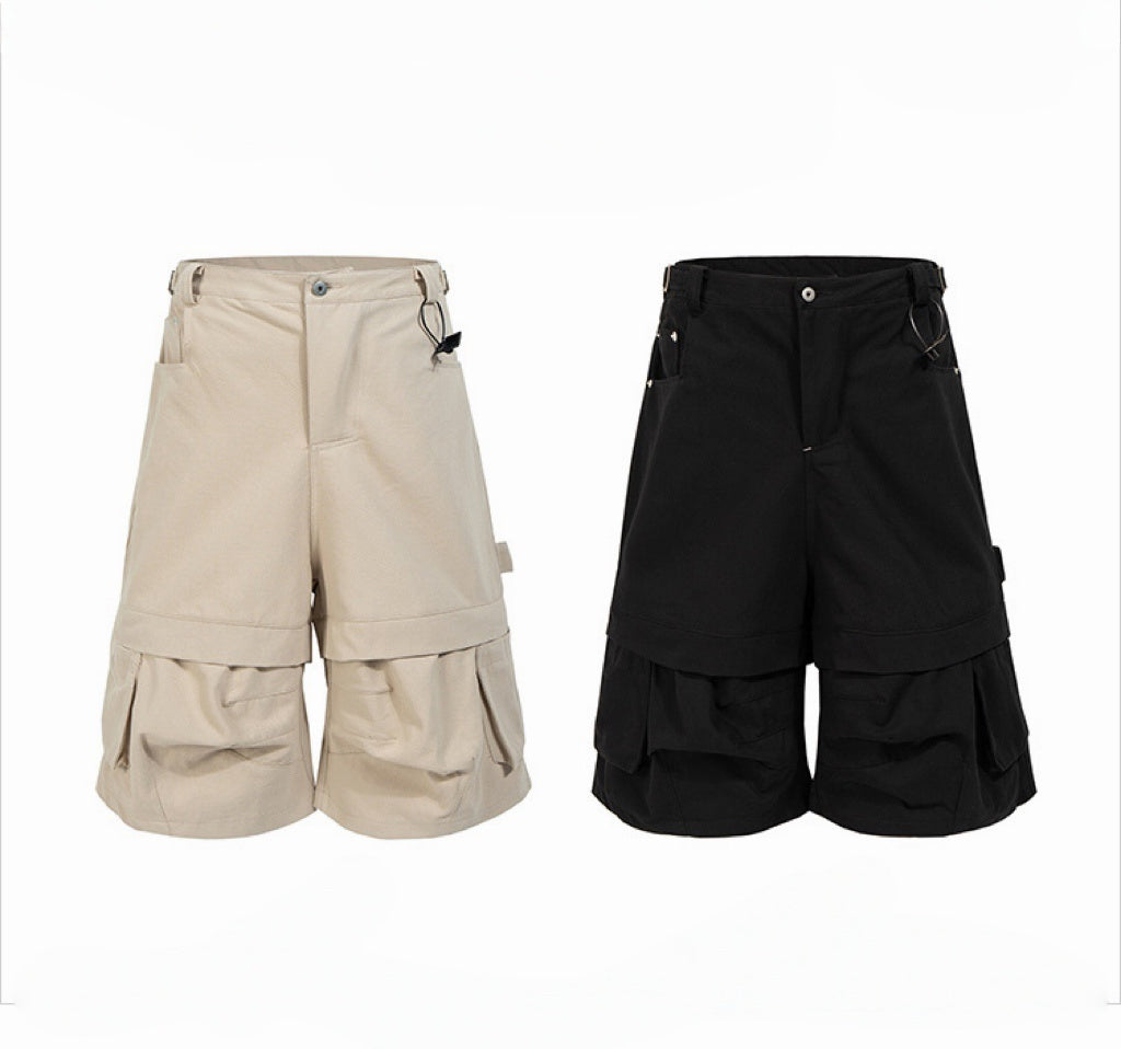 Omirad Layered Utility Cargo Shorts