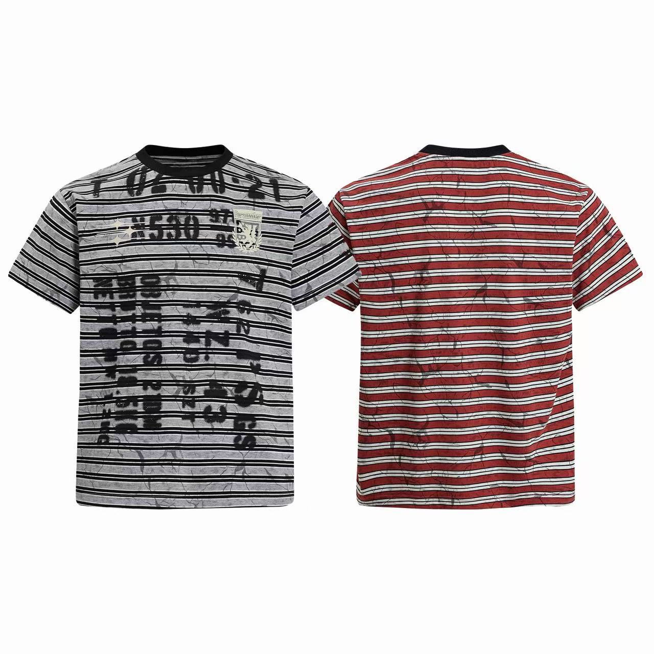 Omirad “Graffiti Stripe Chaos Tee”