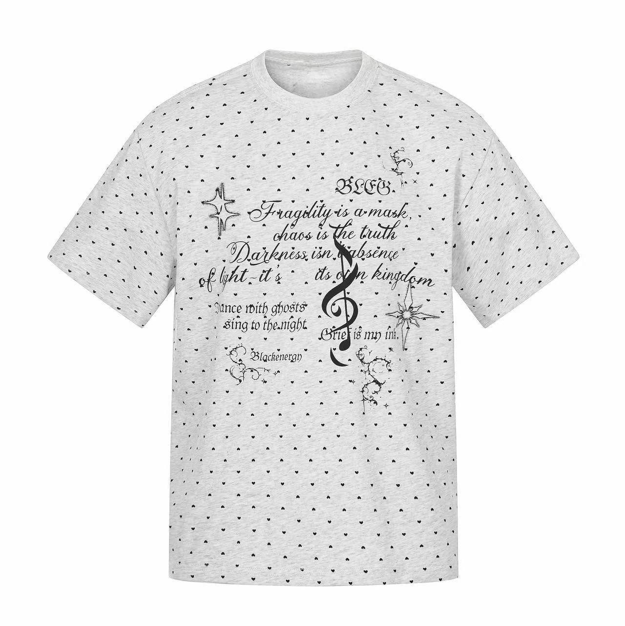 Omirad “Allover Micro-Print Graphic Tee”