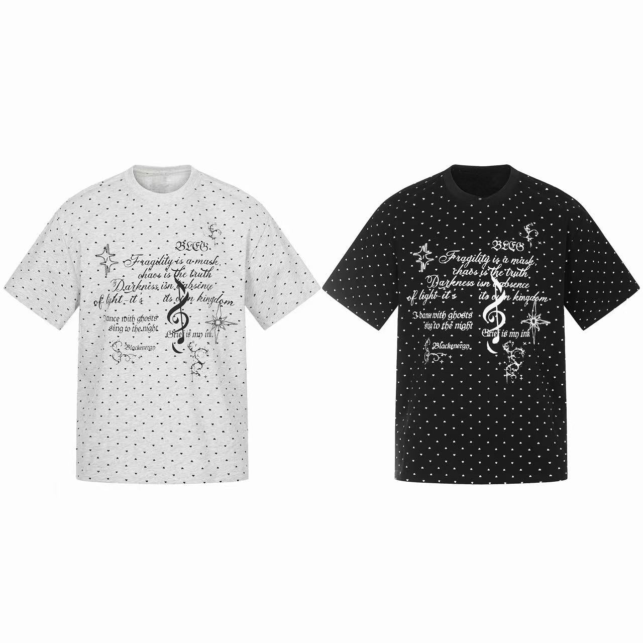 Omirad “Allover Micro-Print Graphic Tee”