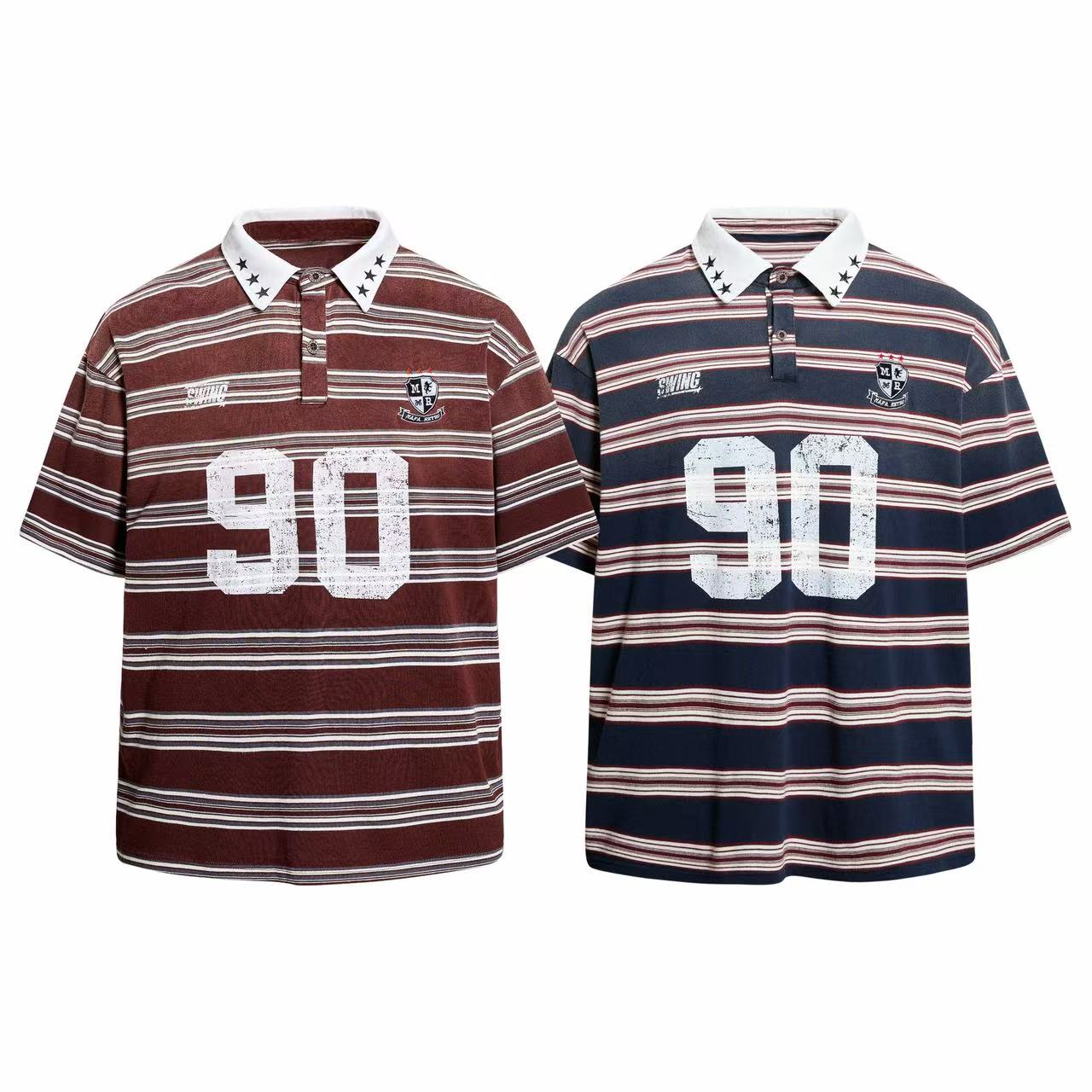 Omirad “Vintage Stripe Rugby Polo”