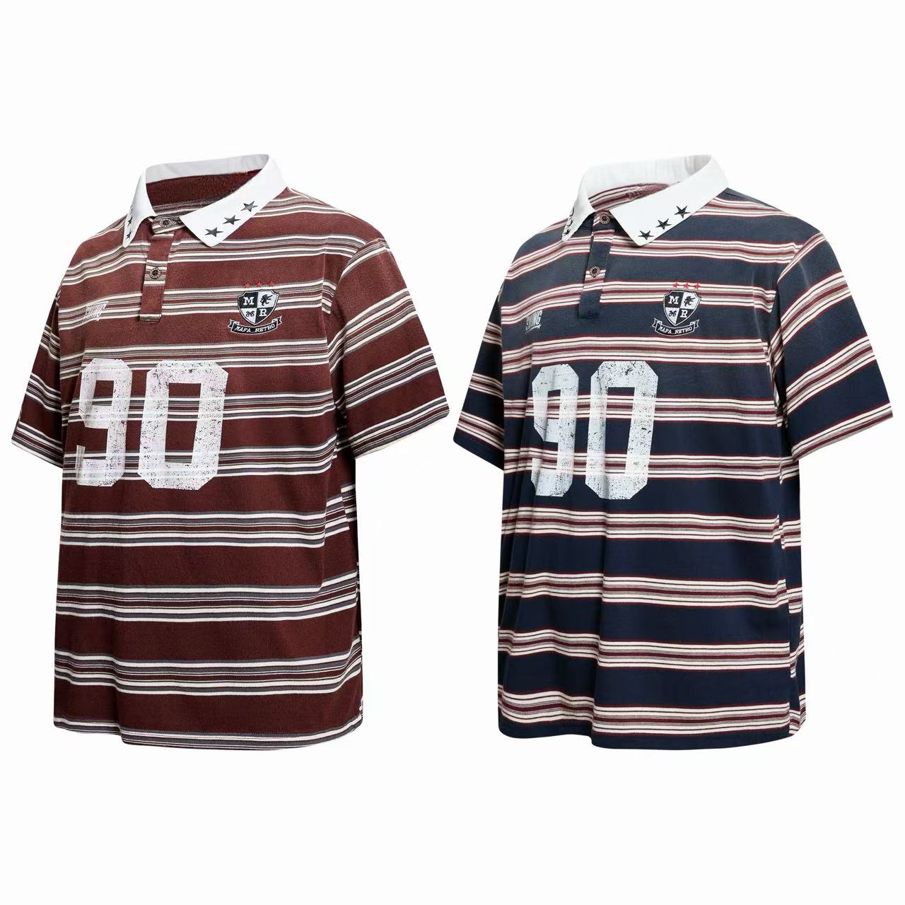 Omirad “Vintage Stripe Rugby Polo”