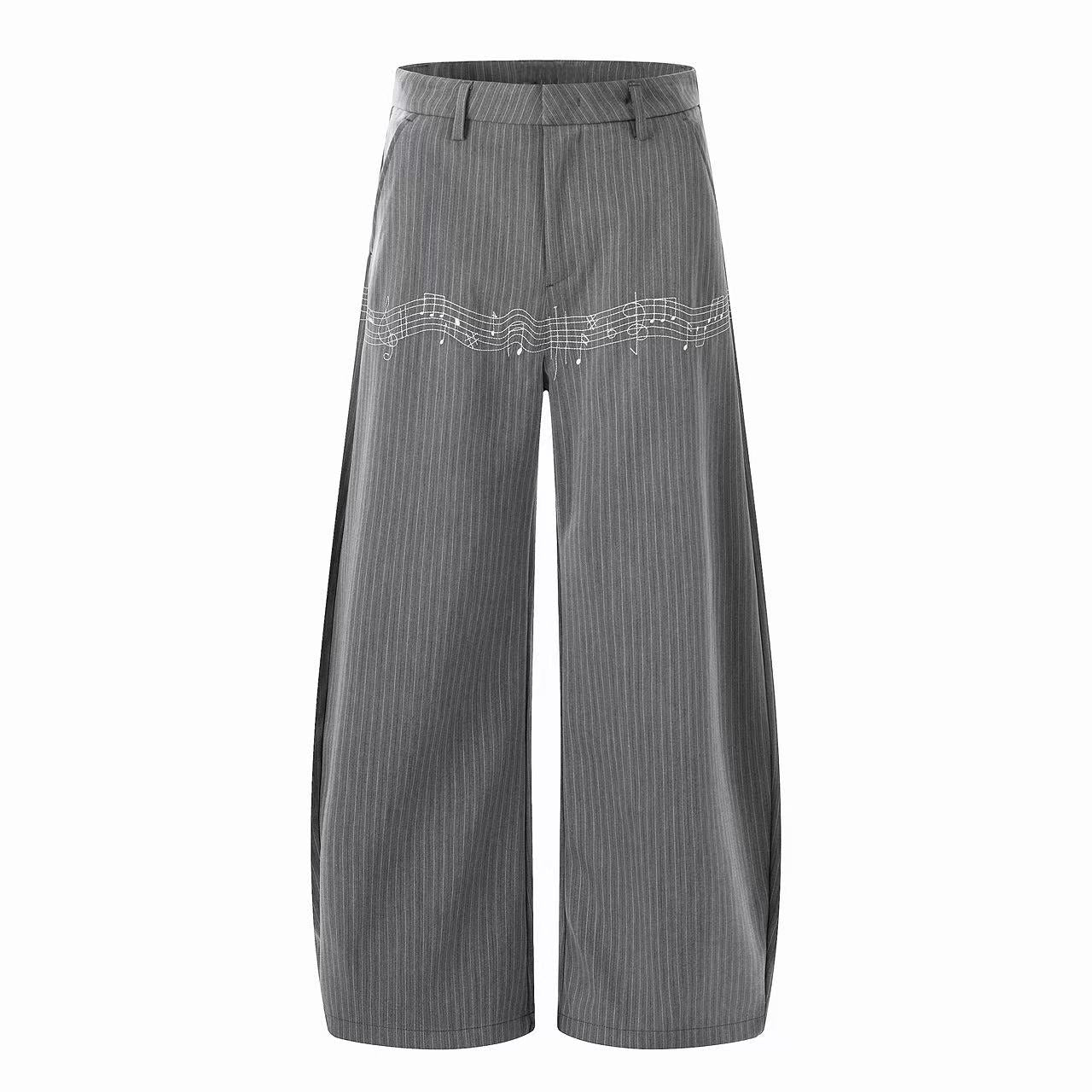Omirad “Pinstripe Symphony Wide-Leg Pants”