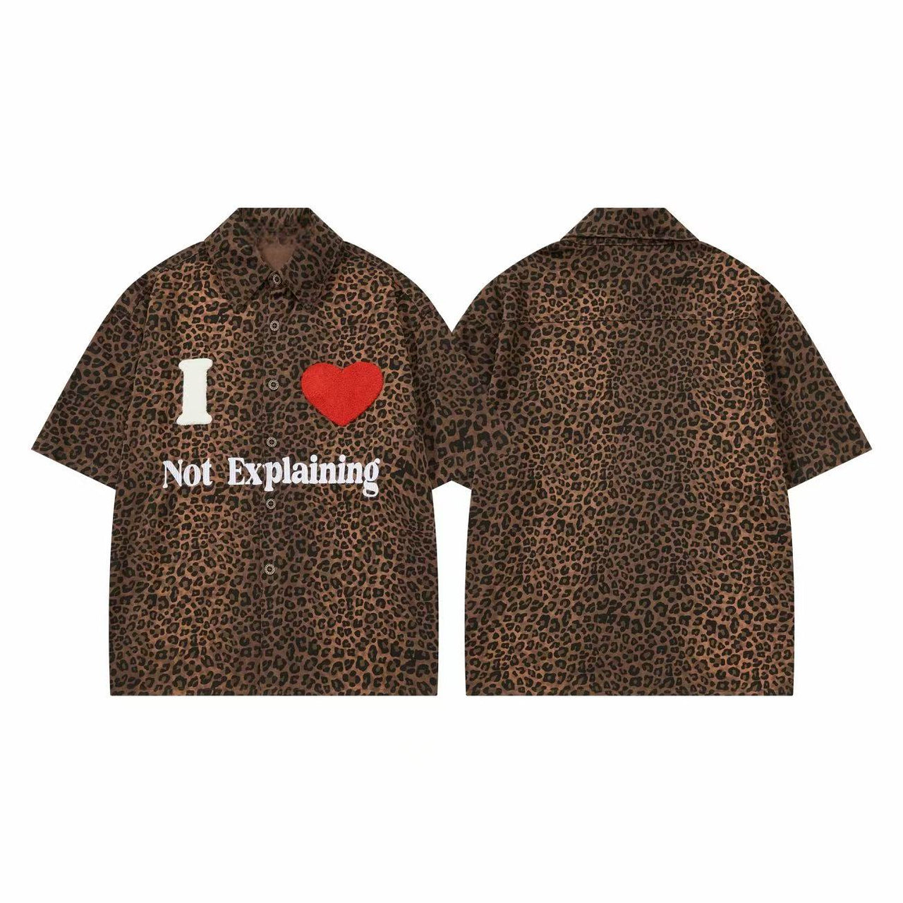 Omirad Leopard Print Statement Shirt