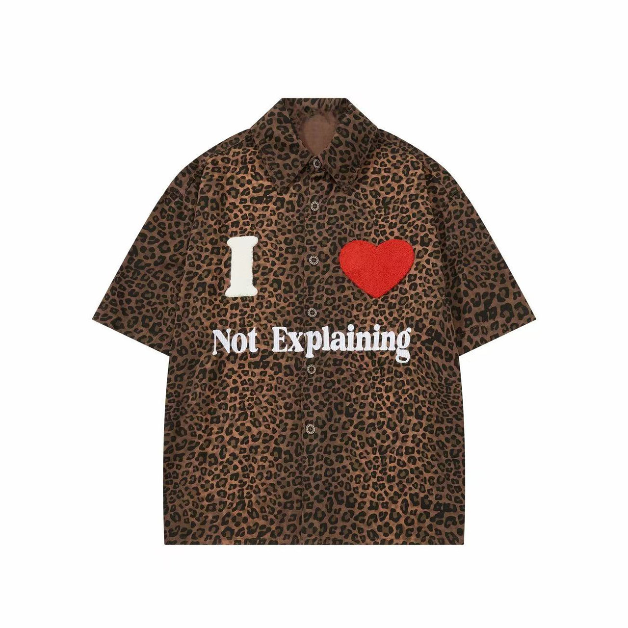 Omirad Leopard Print Statement Shirt