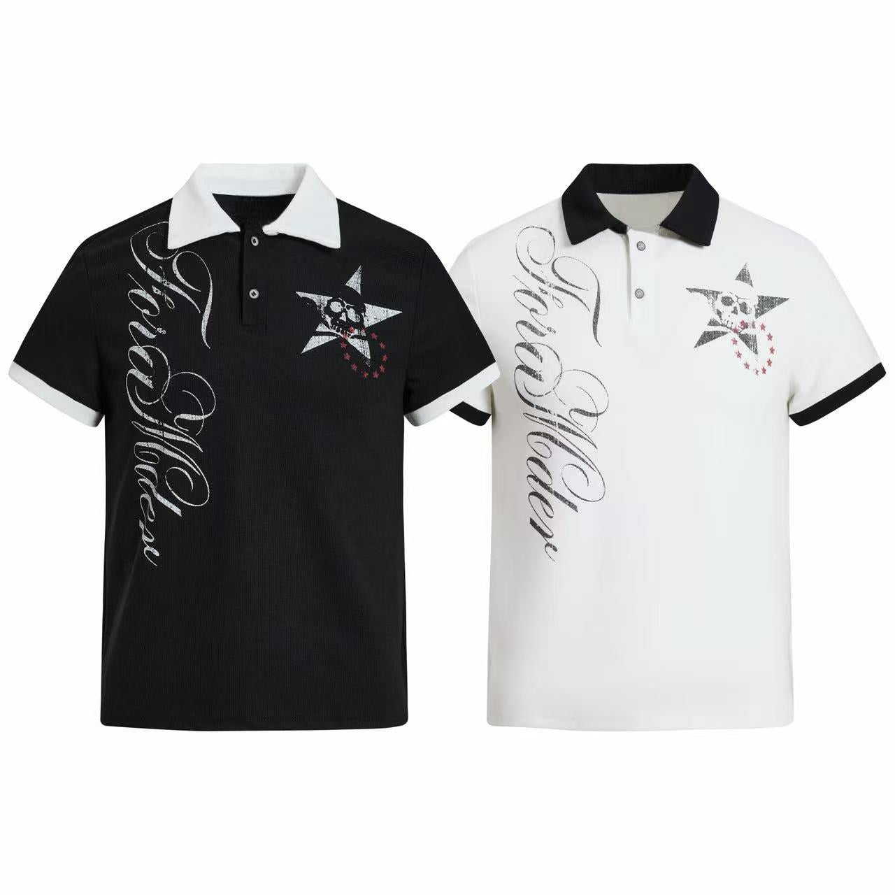 Omirad Gothic Star Polo Shirt
