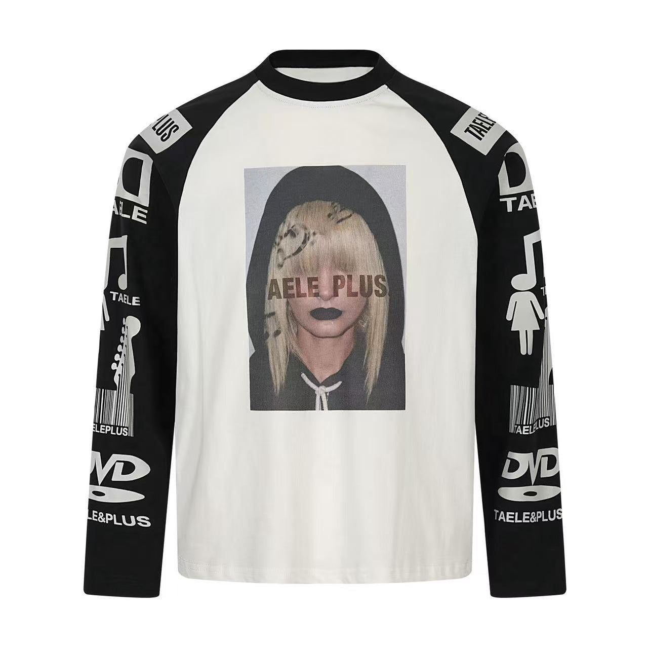 Omirad Graphic Raglan Long Sleeve Tee