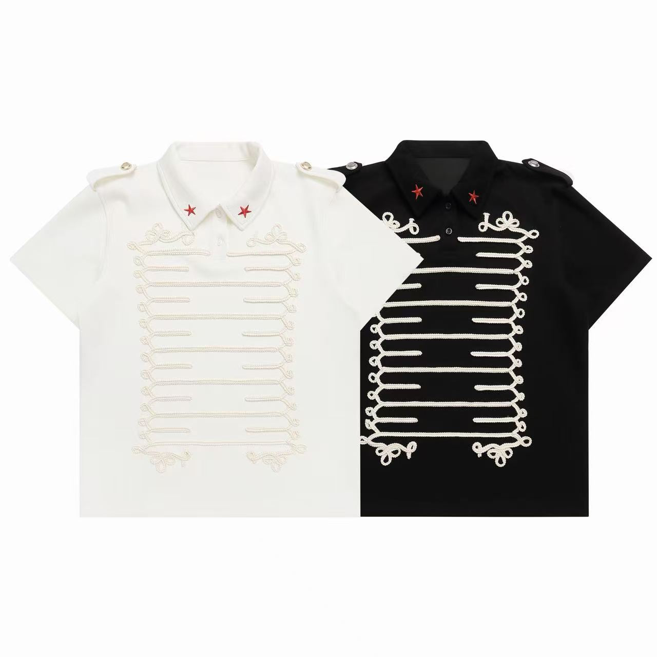 Omirad Military Braid Polo Shirt