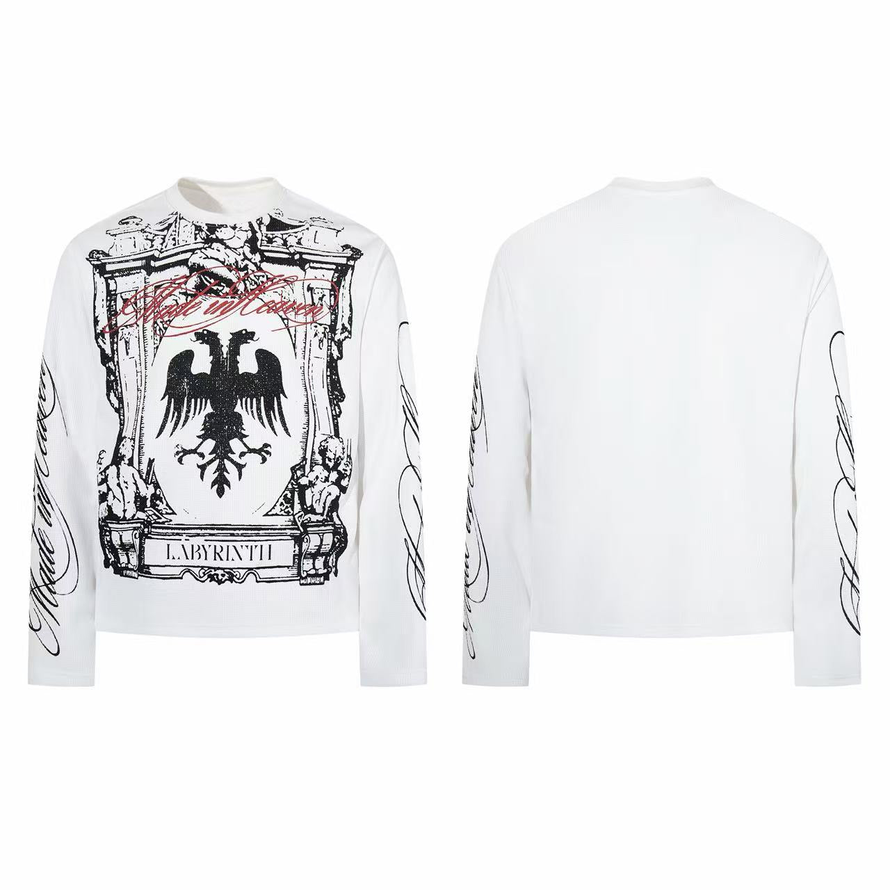 Omirad Gothic Crest Graphic Long Sleeve