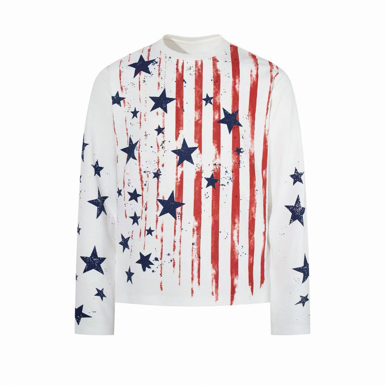 Omirad Vintage Flag Graphic Long Sleeve