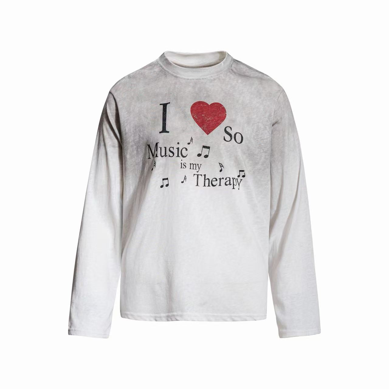 Omirad Vintage Music Graphic Long Sleeve Tee