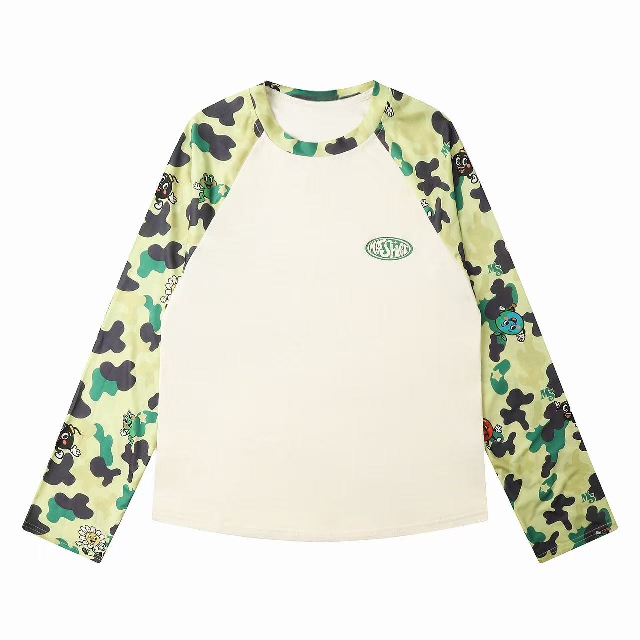 Omirad Camo Raglan Long Sleeve Tee