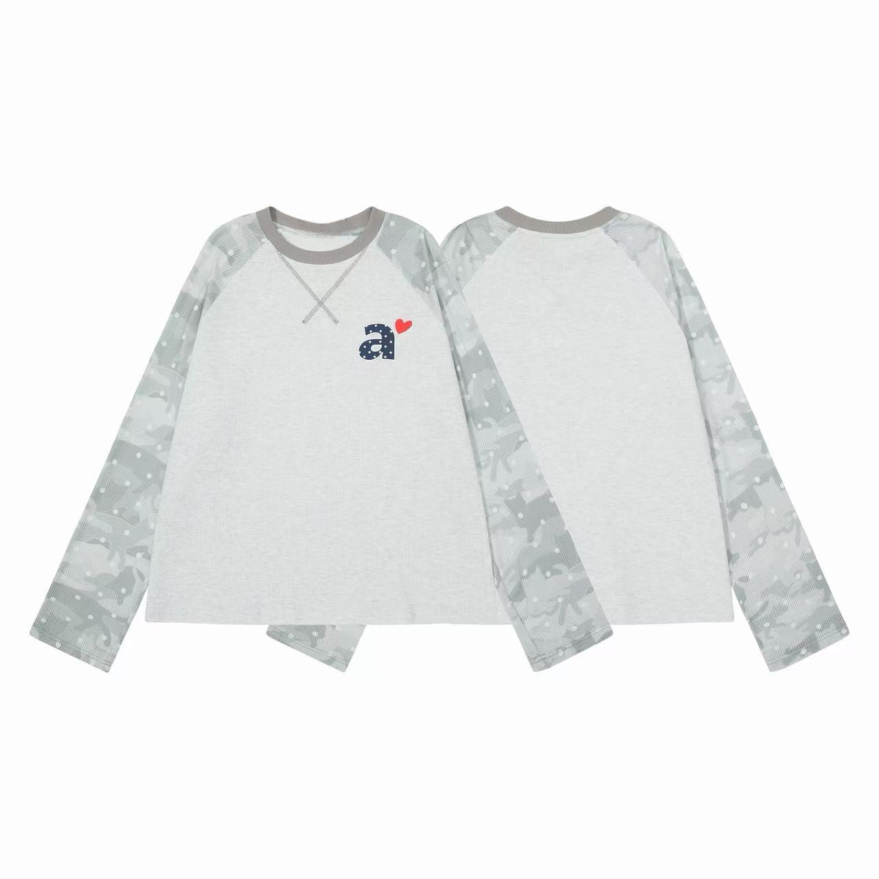 Omirad Camo Dot Raglan Long Sleeve Tee
