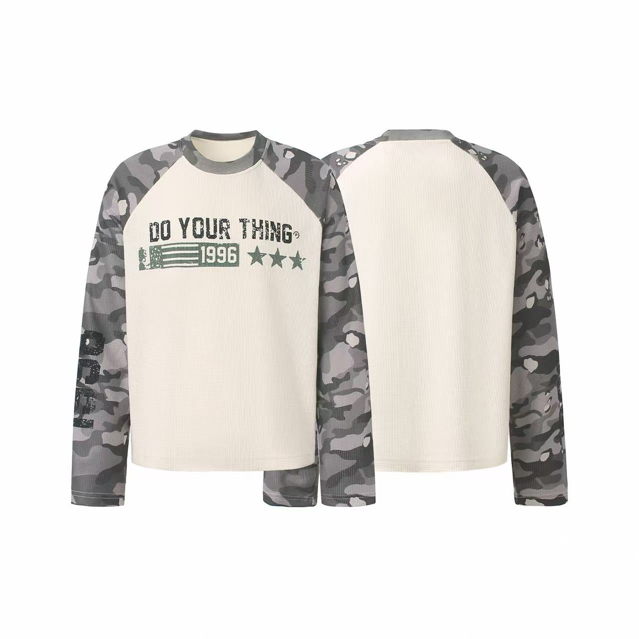 Omirad Camo Sleeve 1996 Graphic Long Sleeve Tee