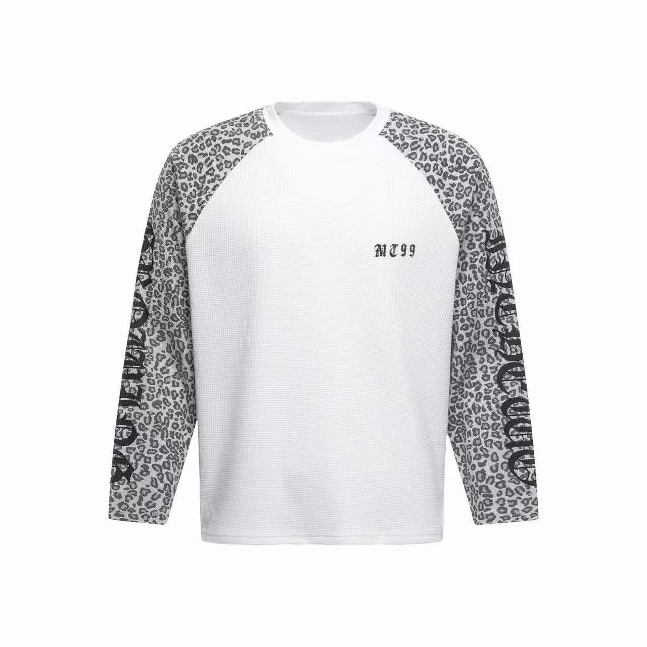 Omirad Leopard Sleeve 09 Graphic Long Sleeve Tee