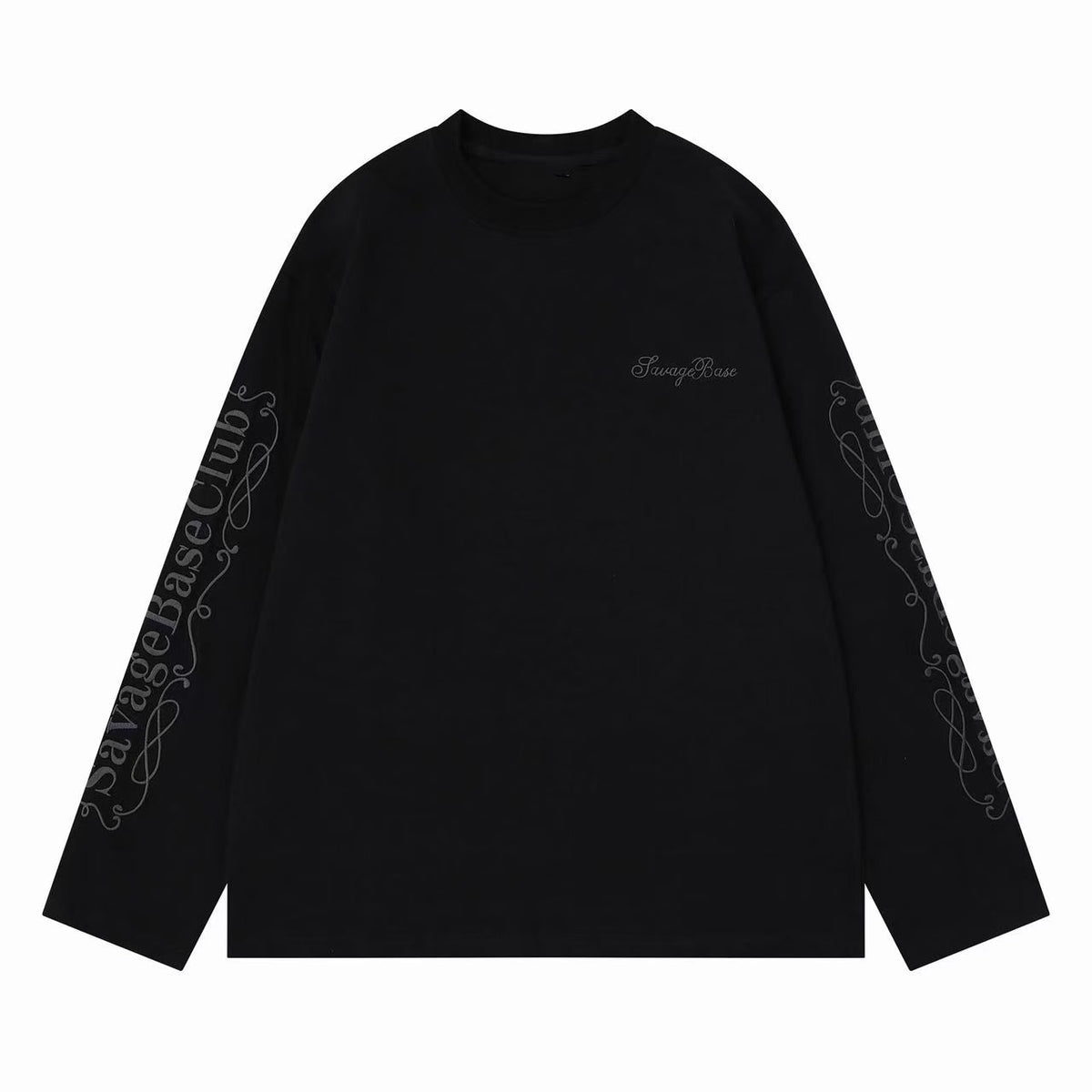 Omirad Vintage Script Sleeve Long Sleeve Tee