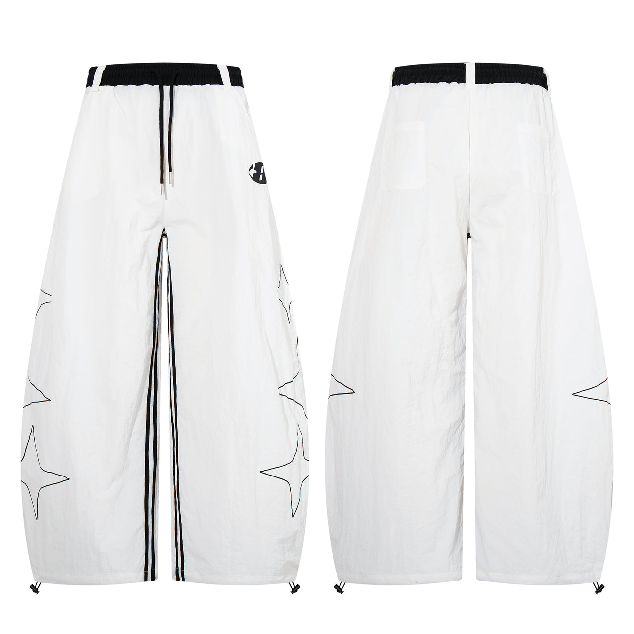 Omirad “Starline Wide-Leg Track Pants”